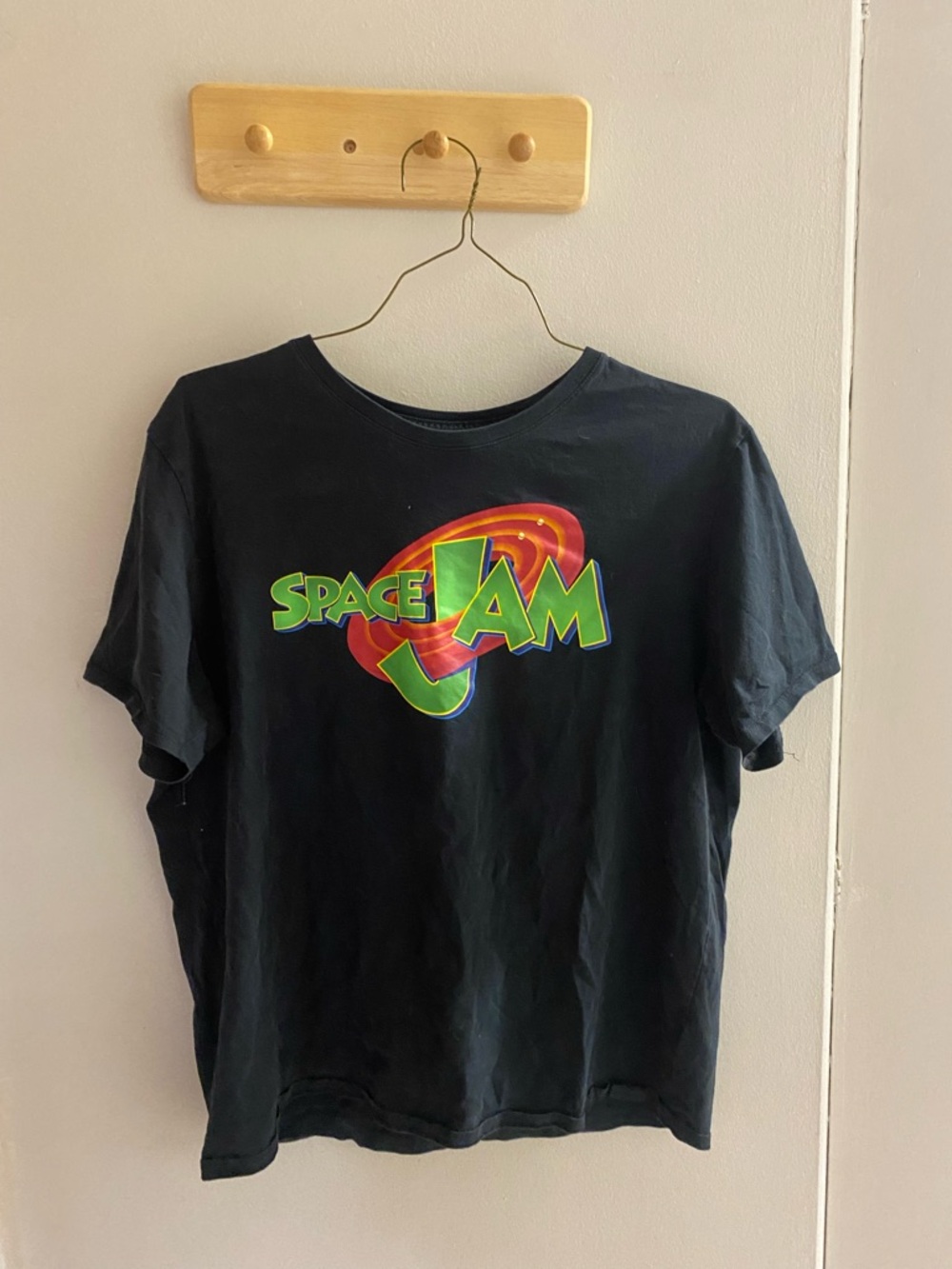 Jordan Black Space Jam Short Sleeve Graphic Tee